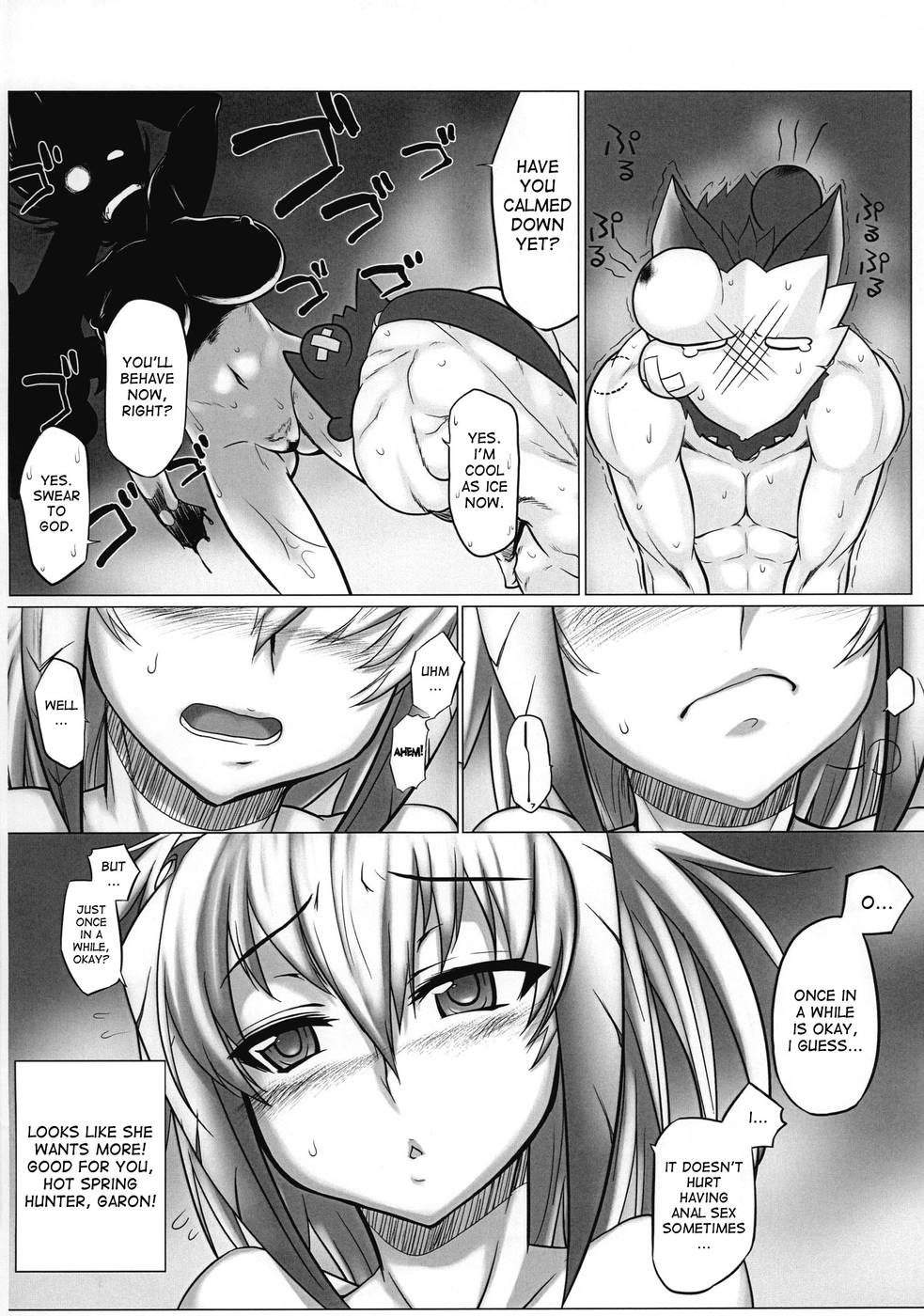 Hentai Manga Comic-Monhan P3 Hon Hitou Konyoku Dosu Mellon Ban-Read-28